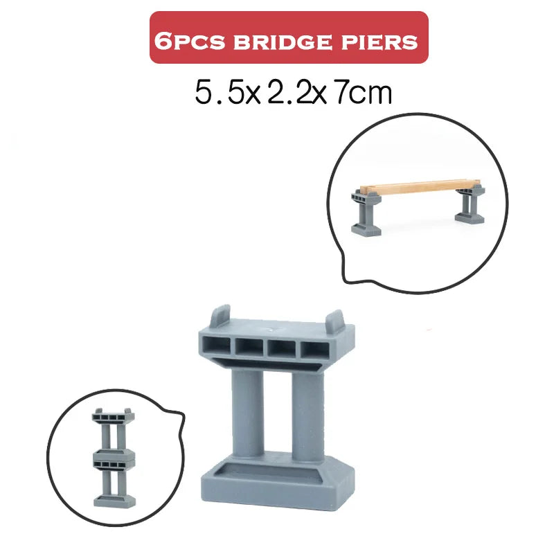 CowLost | fencing-barriers-wooden-railway-spiral-track-with-plastic-orbit-accessories |23