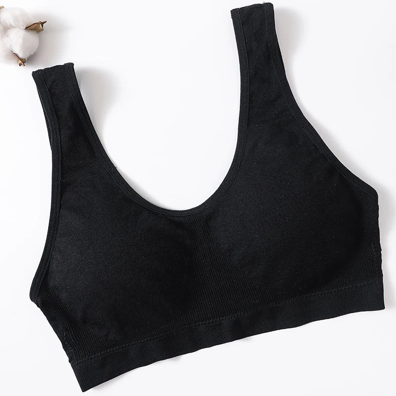 CowLost | product_id-seamless-deep-v-soft-breathable-womens-sports-bandeau-bra |16