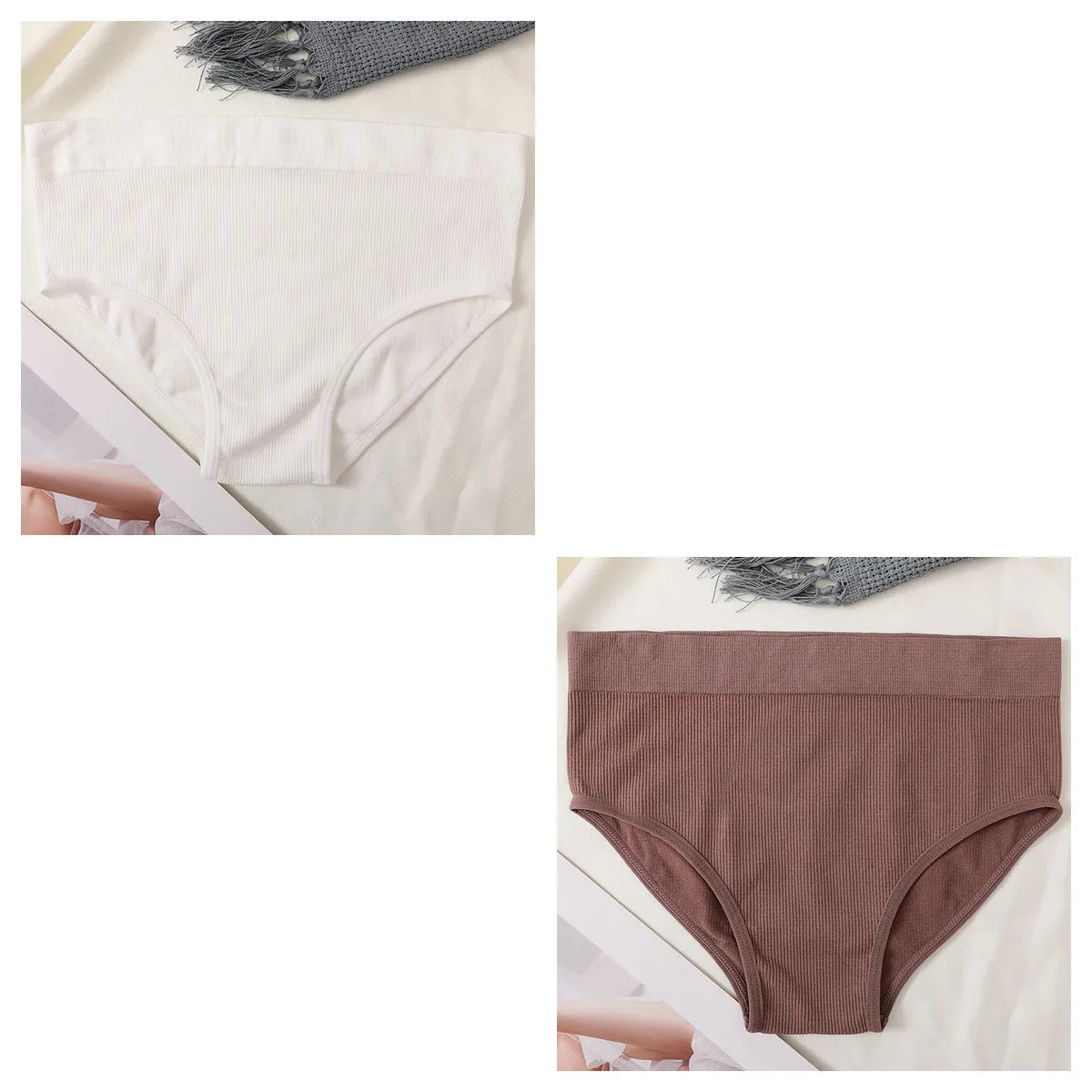 CowLost | product_id-2pcs-womens-high-waist-seamless-tummy-control-briefs-set |33