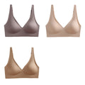 CowLost | 3pcs-set-seamless-bras-wire-free-brassiere-women-underwear-female-sexy-lingerie-plunge-underwear-sleepwears-intimates |14