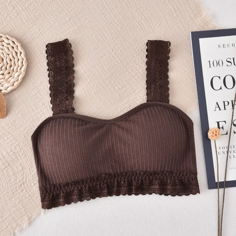 CowLost | product_id-women-s-lace-seamless-wire-free-bralette-crop-top-with-removable-pads |30