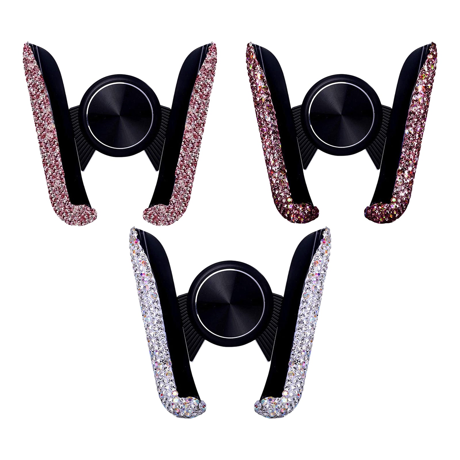 CowLost | product_id-diamond-crystal-car-air-vent-phone-holder-clip-stand-bracket-interior-accessory |14