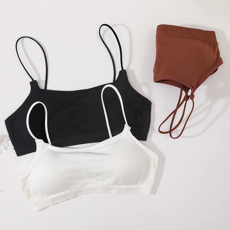 CowLost | product_id-seamless-womens-low-back-square-neck-bandeau-tube-bra-top-with-removable-pads |8