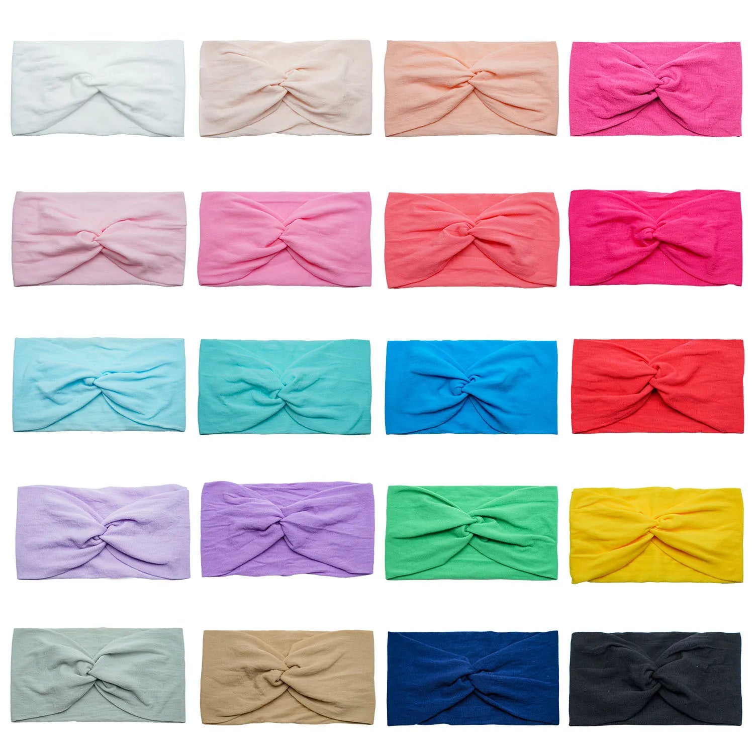 CowLost | 10-pcs-super-soft-nylon-headbands-elastic-hair-bands |8