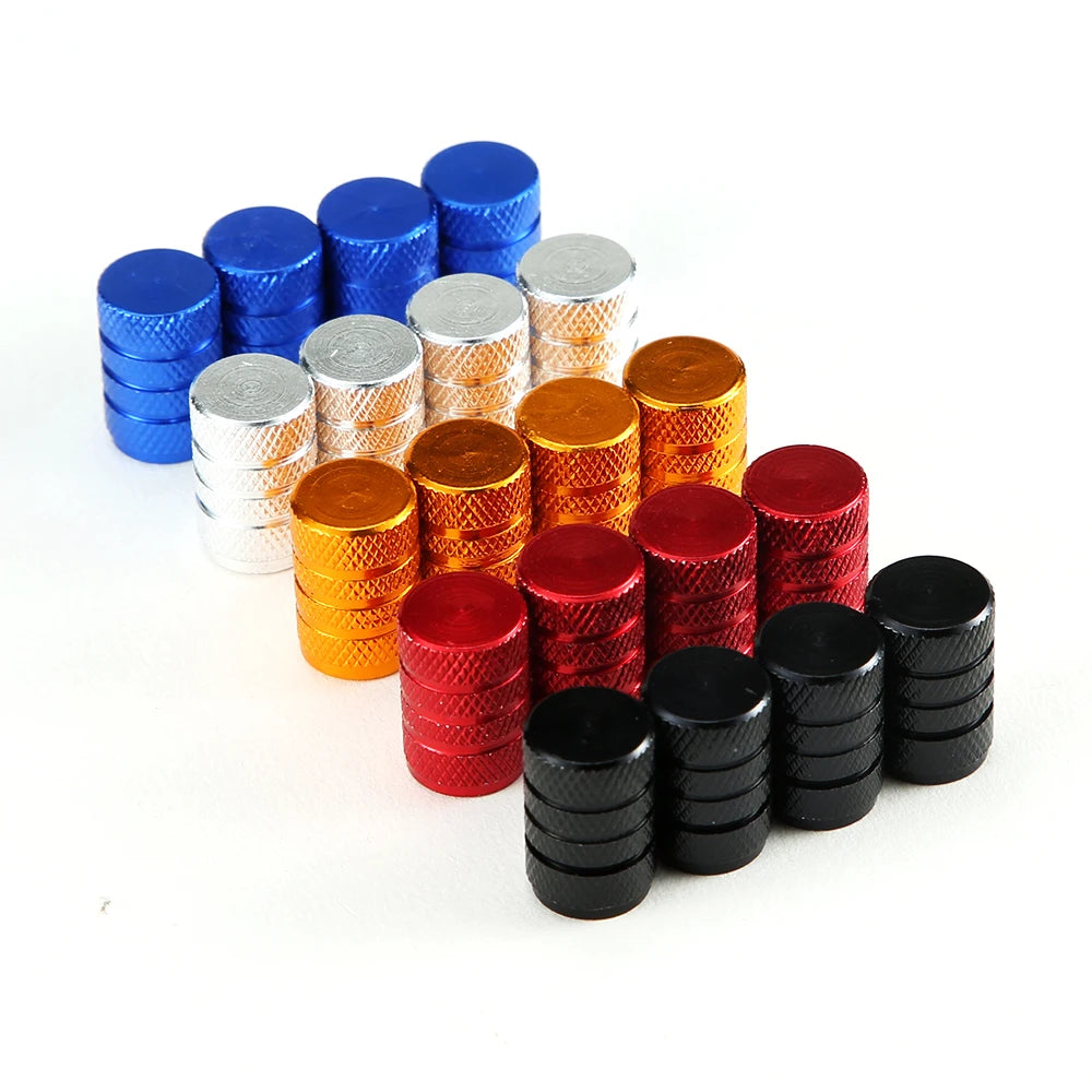 CowLost | product_id-4pcs-universal-aluminum-car-tire-valve-stem-caps-knurling-style |15