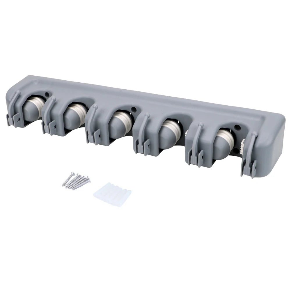CowLost | product_id-wall-mounted-plastic-mop-holder-broom-hook-3-4-5-position-organizer-rack |20