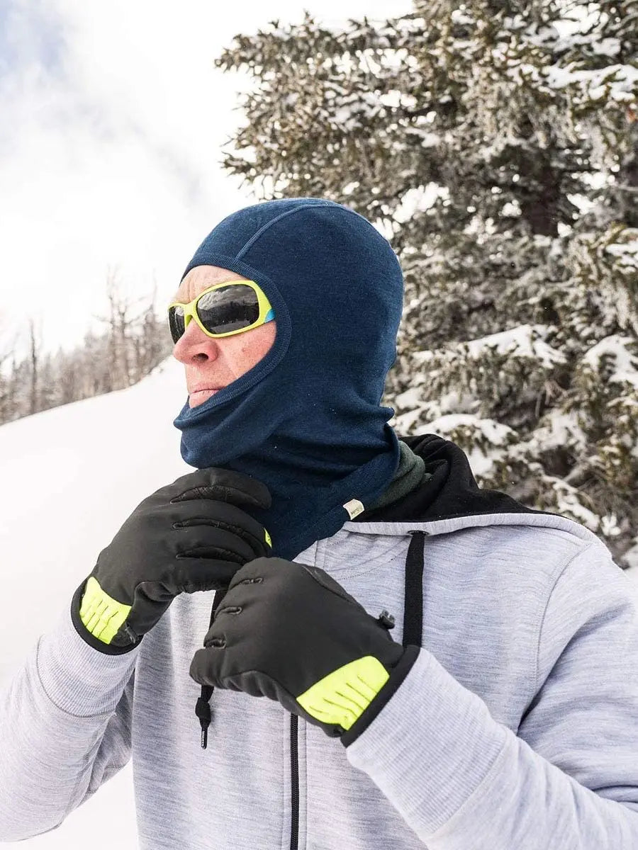 100% Merino Wool Balaclava Ski Mask Hidweight 300G
