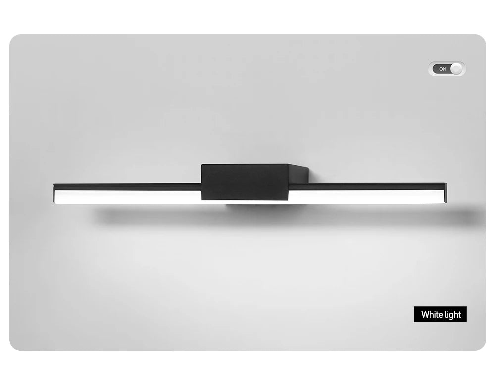 CowLost | led-bathroom-wall-lamp-aluminum-mirror-lamp-black-white-vanity-lamps-for-home-modern-indoor-wall-sconces-lighting-fixture |10