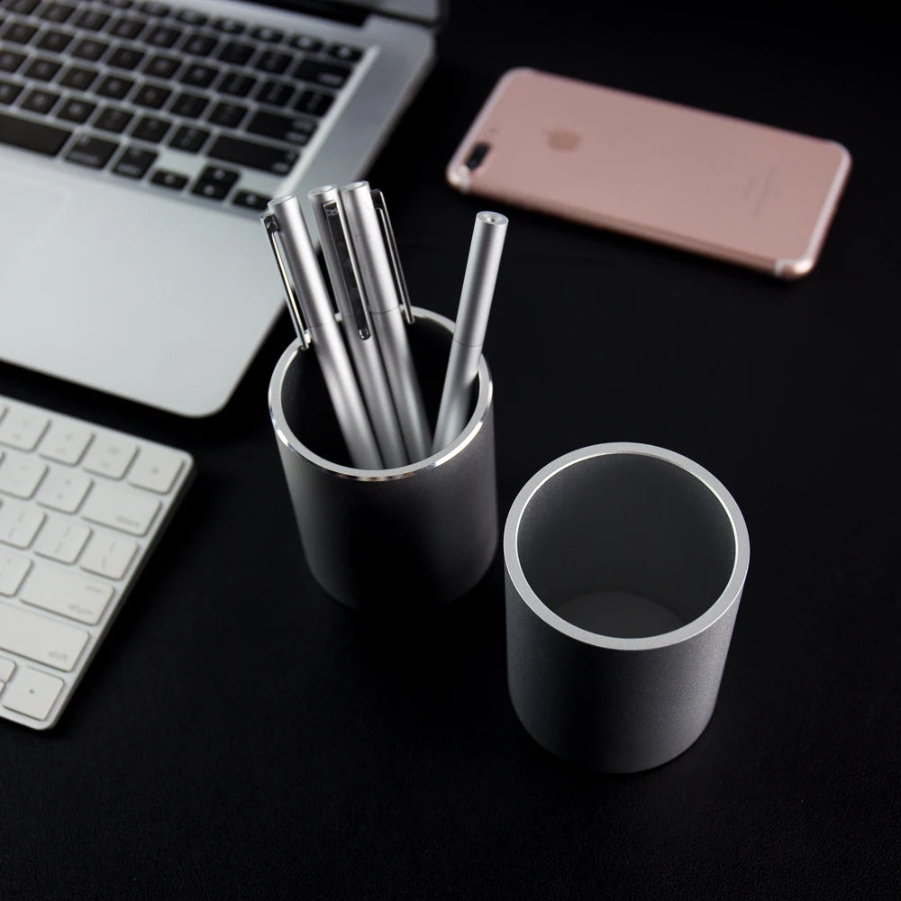 CowLost | metal-pencil-and-pen-holder-vaydeer-round-aluminum-desktop-organizer-and-cup-storage-box |6