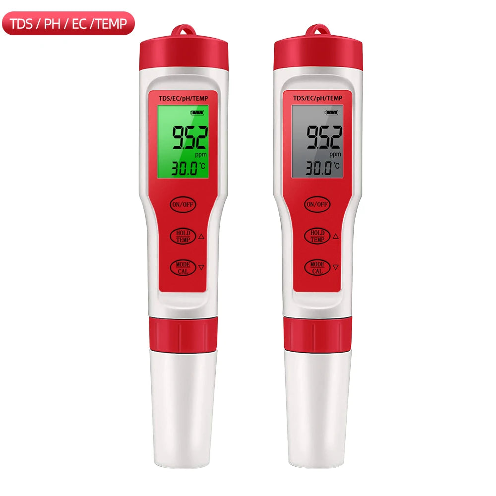 JUANJUAN 3-in-1 Digital PH/TDS/Temp Meter with ATC for Water Quality Testing