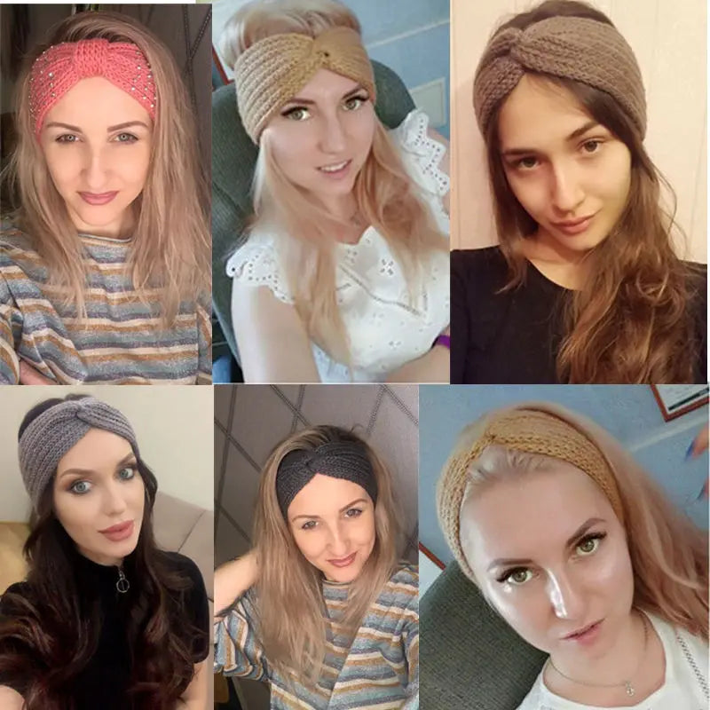 CowLost | women-headband-solid-color-elastic-hair-bands |2