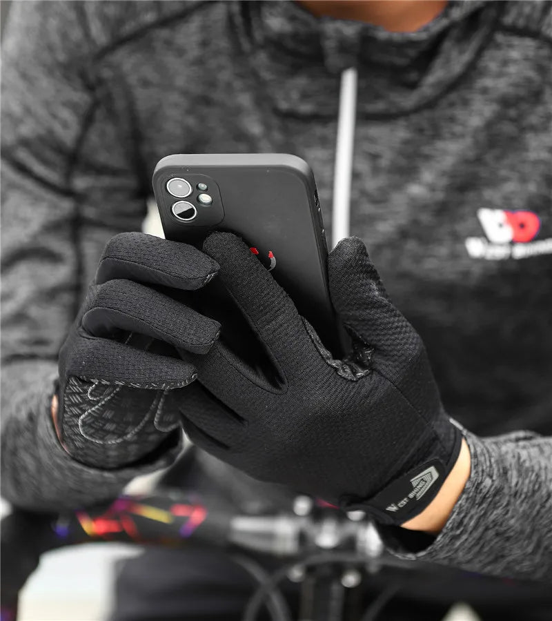CowLost | west-biking-bicycle-gloves-breathable-half-full-finger-anti-slip-cycling-mittens-men-women-sports-shock-pad-mtb-road-bike-gloves |12