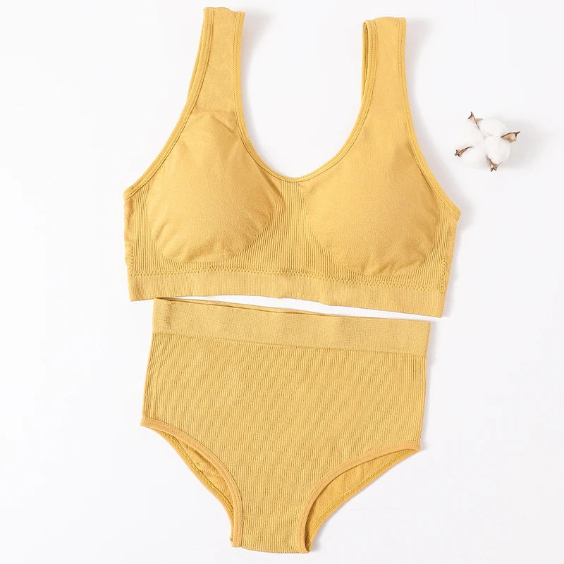 CowLost | product_id-seamless-push-up-bra-set-with-high-waist-panties-and-cropped-bralette-lingerie-for-women |21