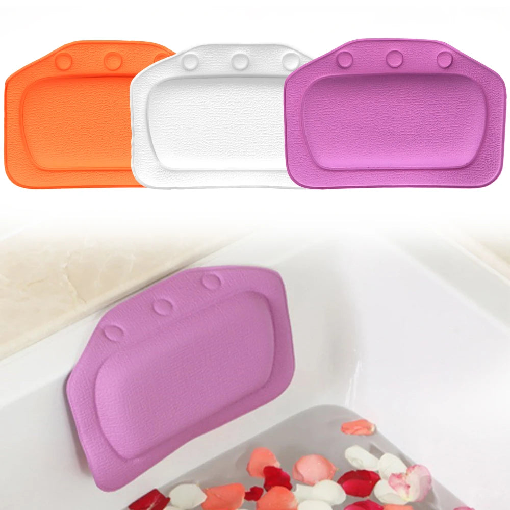CowLost | product_id-neck-bathtub-cushion-headrest-with-suction-cups-21x31cm-bath-pillow-spa-accessory |7
