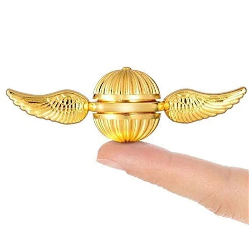 CowLost | product_id-angel-wings-golden-snitch-cupid-metal-fidget-spinner-antistress-toy-gift |8
