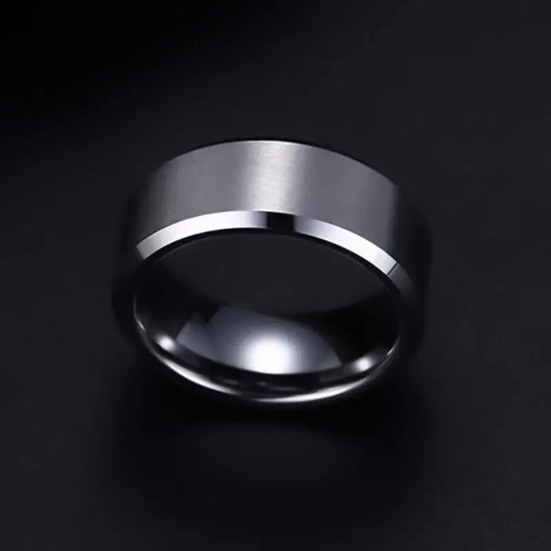 CowLost | fashion-charm-jewelry-ring-for-men-women-stainless-steel-black-rings-wedding-engagement |6
