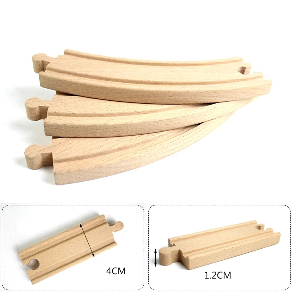 CowLost | fencing-barriers-wooden-railway-spiral-track-with-plastic-orbit-accessories |4