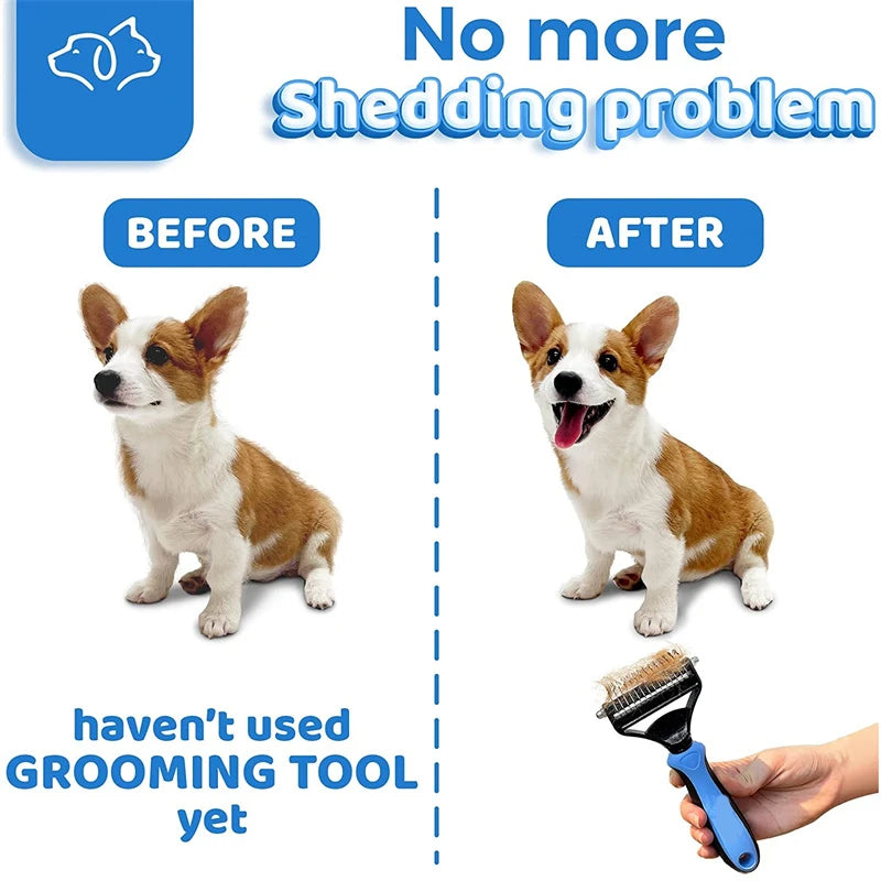 CowLost | tools-2-in-1-pet-grooming-and-shedding-cleaning-tool |9