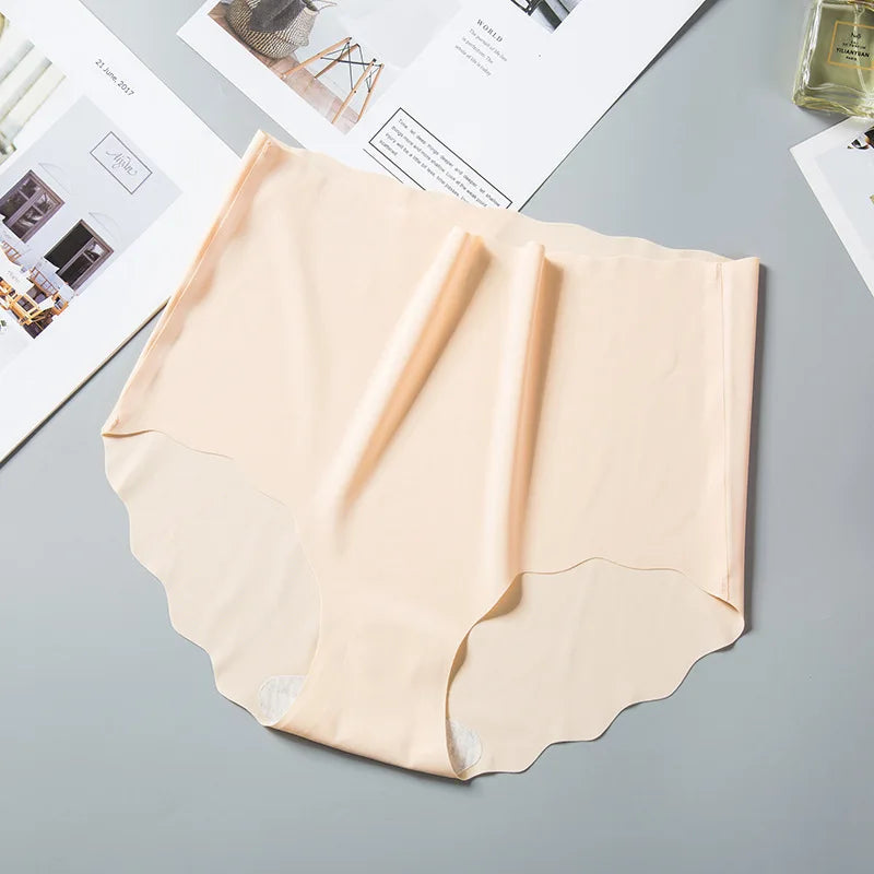 CowLost | product_id-6pcs-women-high-waist-seamless-ice-silk-briefs-m-xxl |14