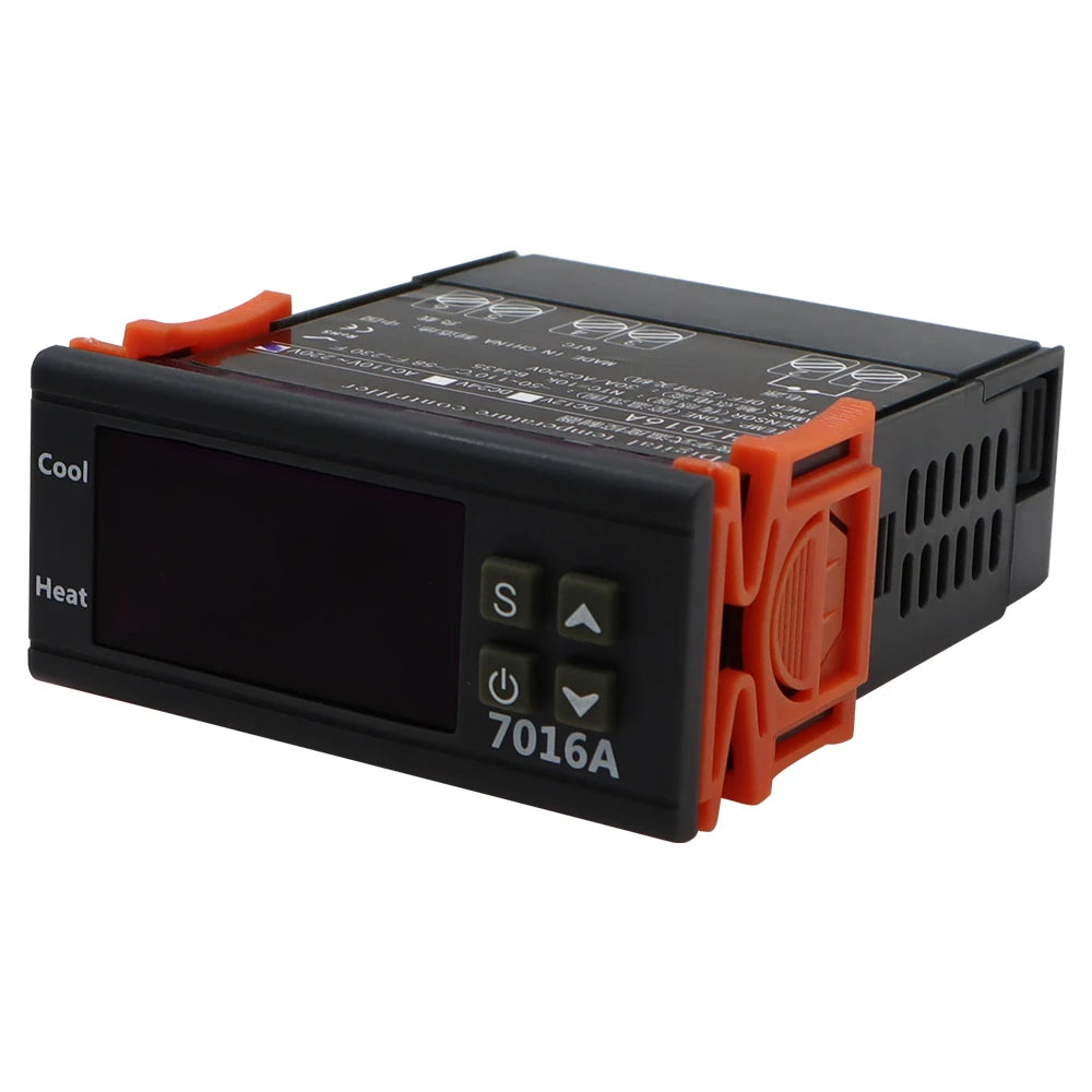 WH7016A Digital Temperature Controller 220V 30A with NTC Sensor for Heating & Cooling