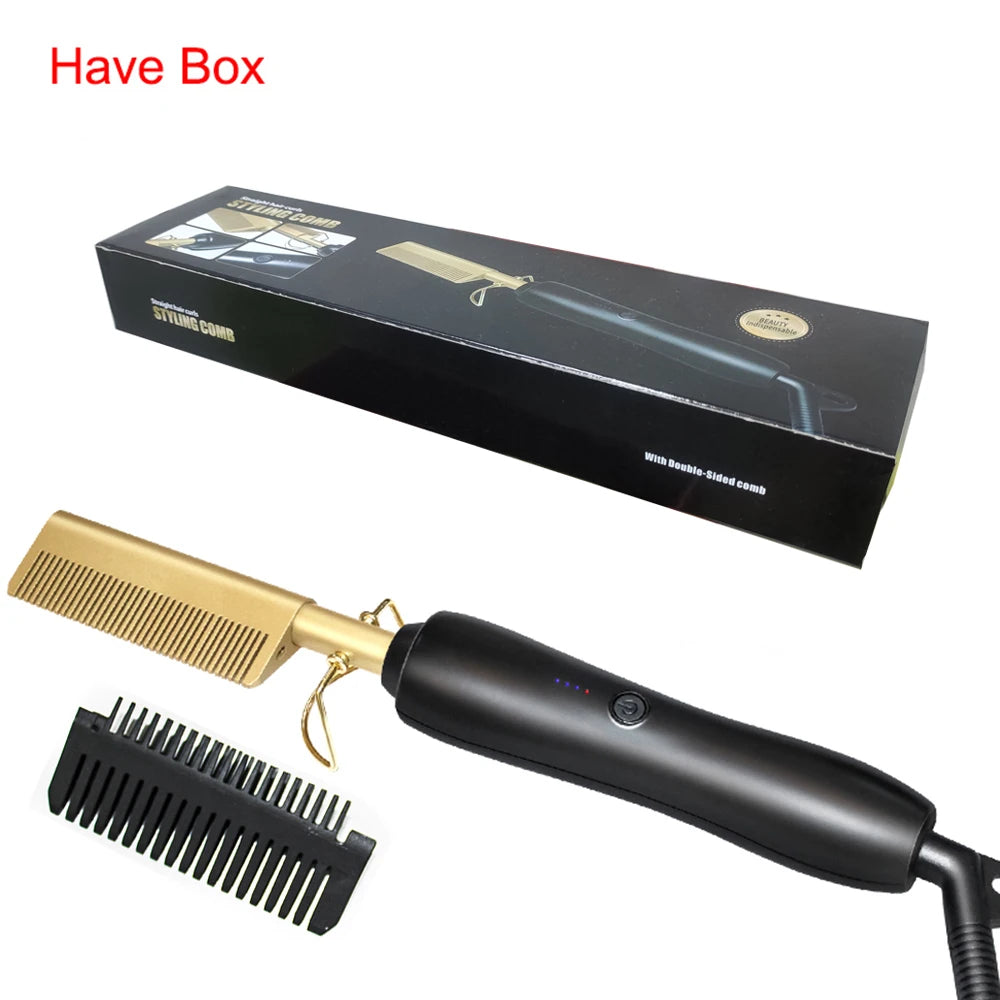 CowLost | tools-hair-iron-straightener-lcd-hot-comb-for-wet-dry-use |19