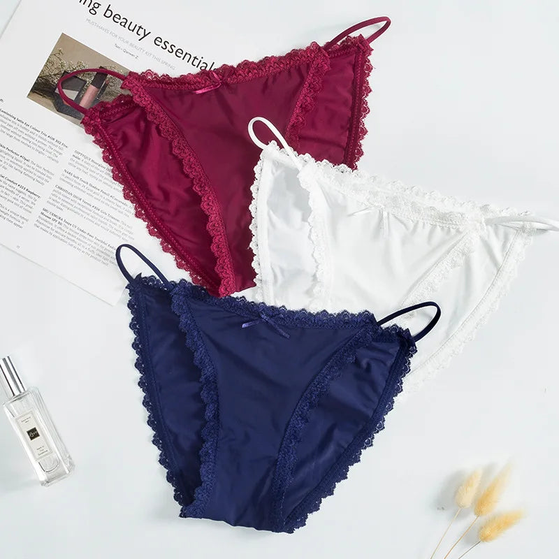 CowLost | product_id-3pcs-brazilian-ultra-thin-ice-silk-seamless-low-rise-briefs-m-xl |1