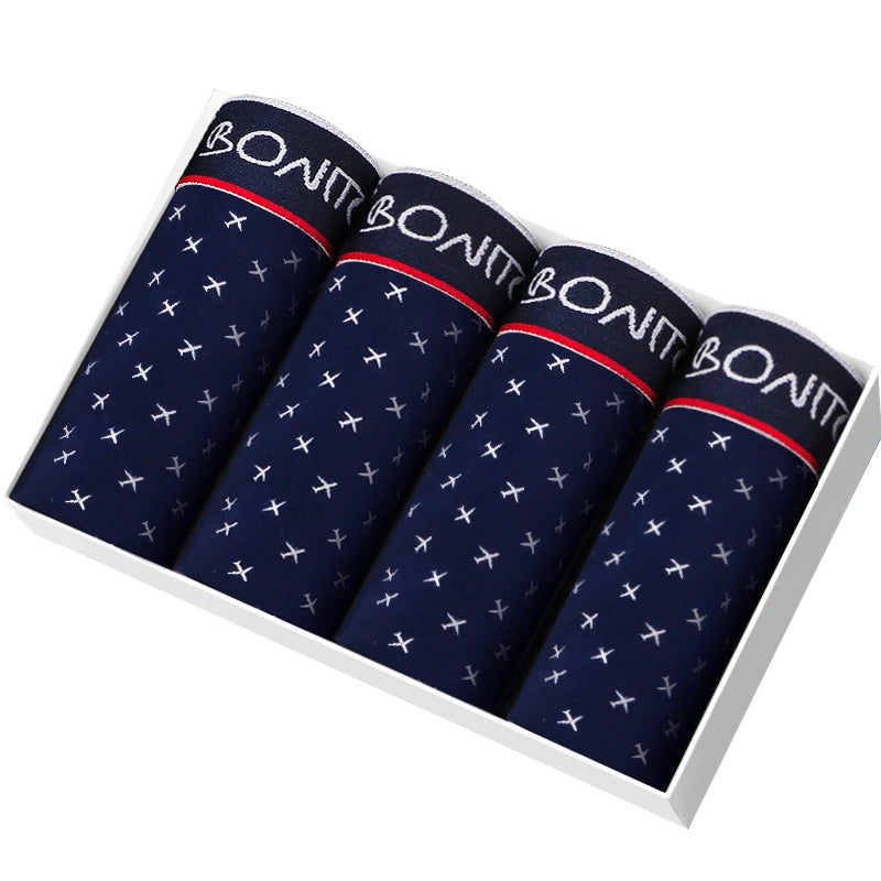 CowLost | activewear-pants-4pcs-mens-cotton-boxer-underpants |38