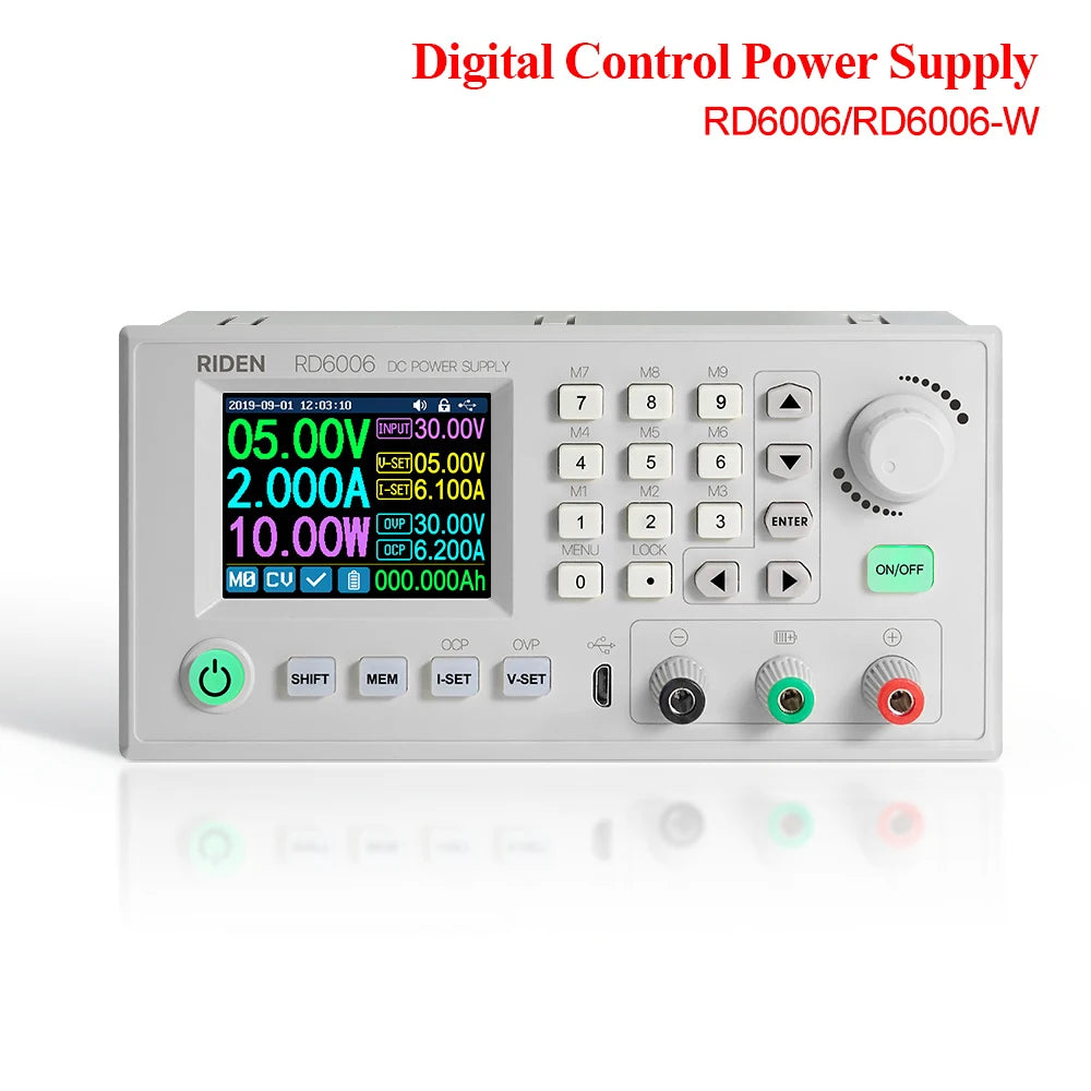 RD6006W DC-DC Buck Converter 60V 6A Voltmeter USB WiFi Power Supply Module