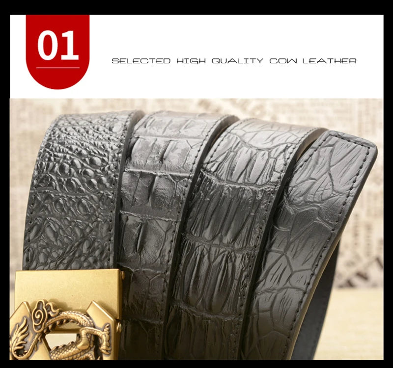 CowLost | fashion-brand-genuine-leather-belt-business-trouser-strap-pant-ceinture |9