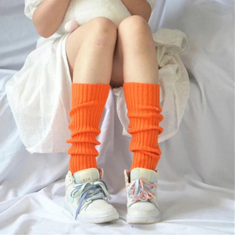 CowLost | activewear-pants-wool-ball-knitted-leg-warmers-for-women |10