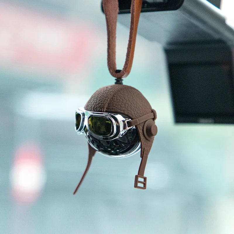 CowLost | stainless-steel-car-air-freshener-creative-airborne-division-auto-perfume-luxury-car-diffuser-genuine-leather-strap-accessoriess |1