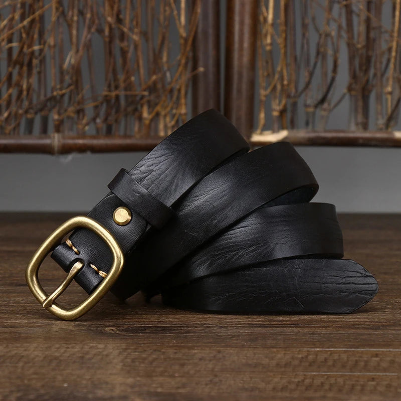 CowLost | 2-8cm-retro-female-real-thick-genuine-leather-belt |15