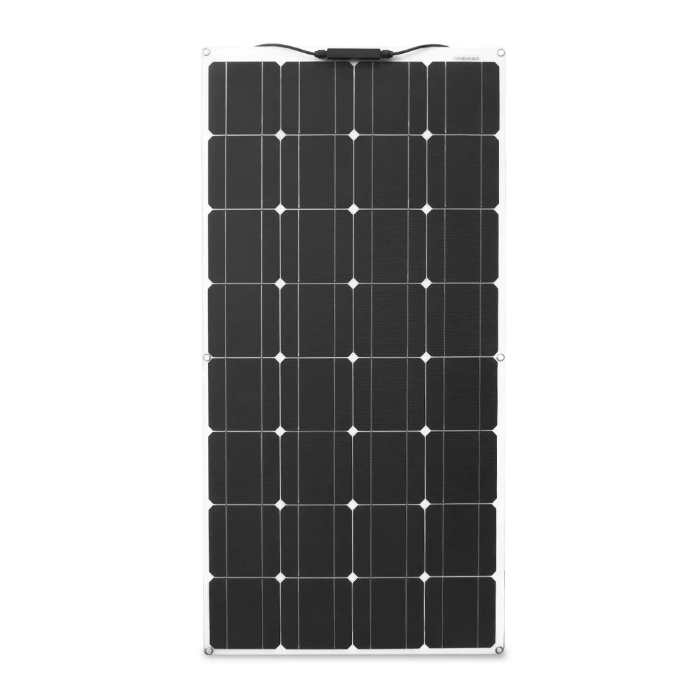 12v100w 200w 300w high efficiency Monocrystalline Solar Cell flexible solar panel kit for 12 volt battery camping