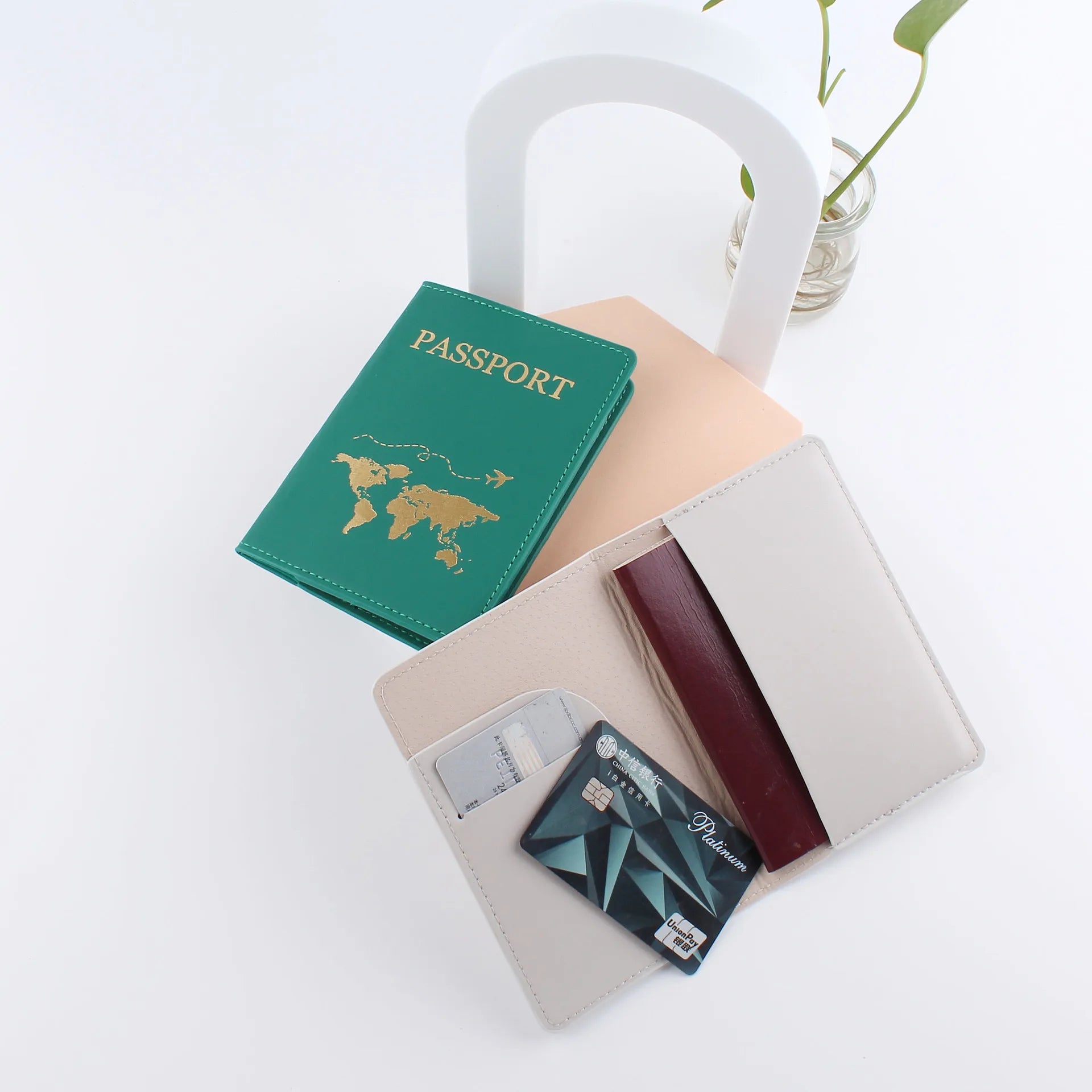 CowLost | uncategorized-pu-leather-passport-cover-with-plane-pattern |9