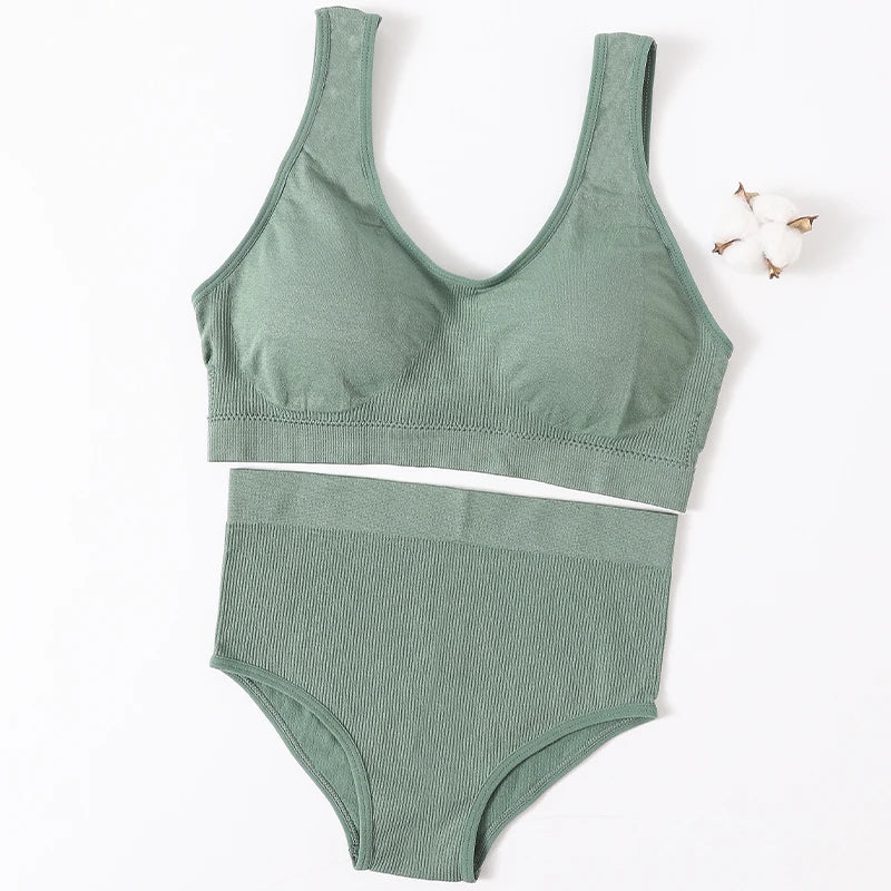 CowLost | product_id-seamless-push-up-bra-set-with-high-waist-panties-and-cropped-bralette-lingerie-for-women |17