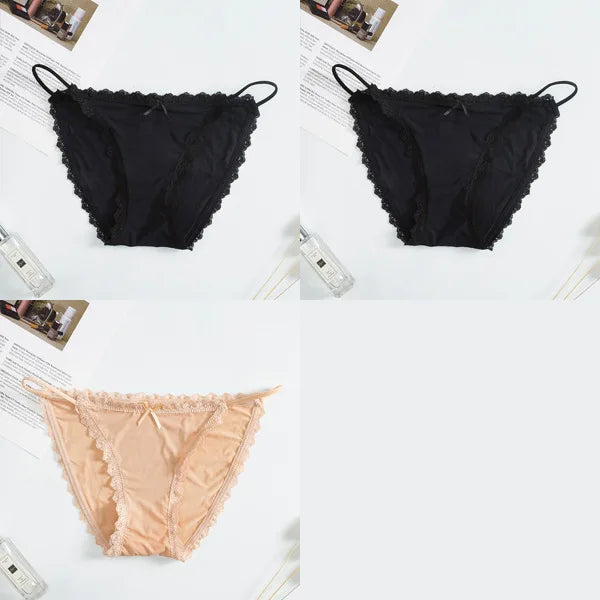 CowLost | product_id-3pcs-brazilian-ultra-thin-ice-silk-seamless-low-rise-briefs-m-xl |14