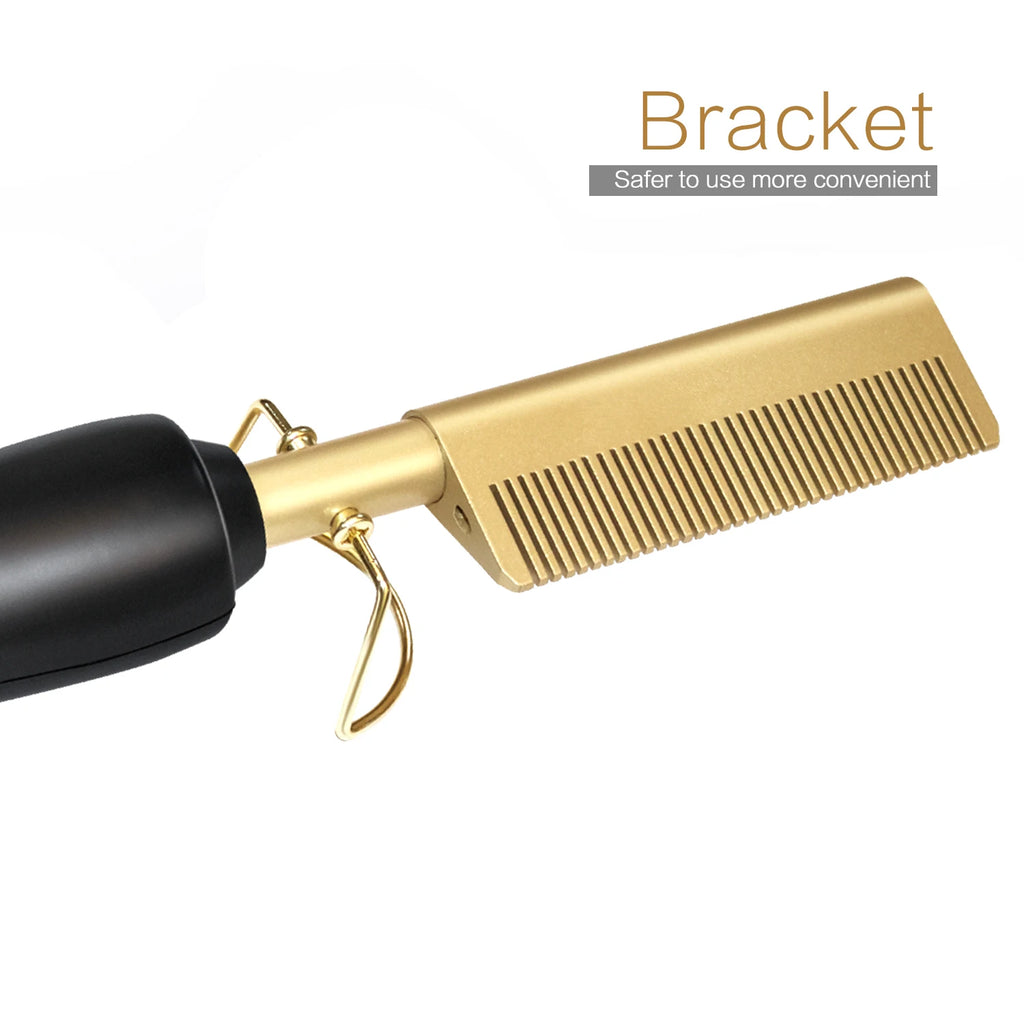CowLost | tools-hair-iron-straightener-lcd-hot-comb-for-wet-dry-use |4