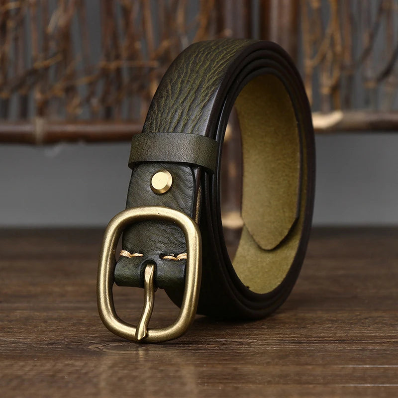 CowLost | 2-8cm-retro-female-real-thick-genuine-leather-belt |19