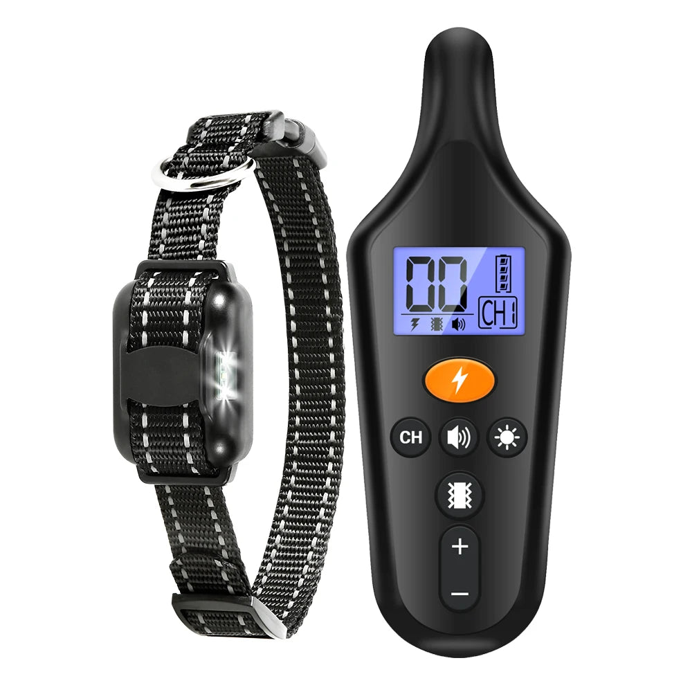 Dog Electric Training Collar with Remote – Shock, Vibration, Beep Modes for Small to Large Dogs