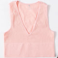 CowLost | women-seamless-tube-top-ribbed-sports-crop-top-sexy-underwear-deep-v-lingerie-streetwear-cropped-top-female-bandeau |16