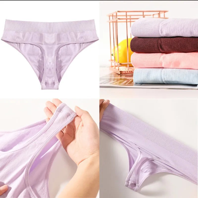 CowLost | product_id-women-s-high-rise-seamless-g-string-thong-panties-m-xl-solid-colors |11