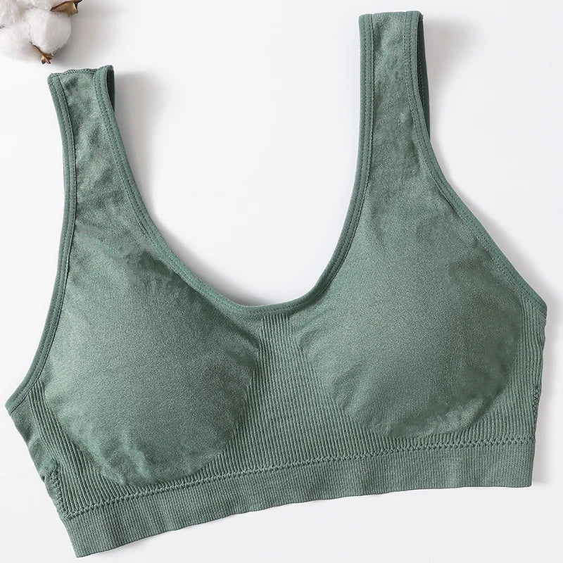 CowLost | product_id-seamless-deep-v-soft-breathable-womens-sports-bandeau-bra |13