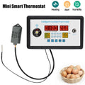 12V/220V Mini Thermostat Incubator Temperature Humidity Controller for Farm Poultry