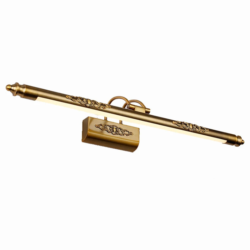 CowLost | product_id-golden-8w-500mm-bronze-led-bathroom-wall-light-european-mirror-lamp |5