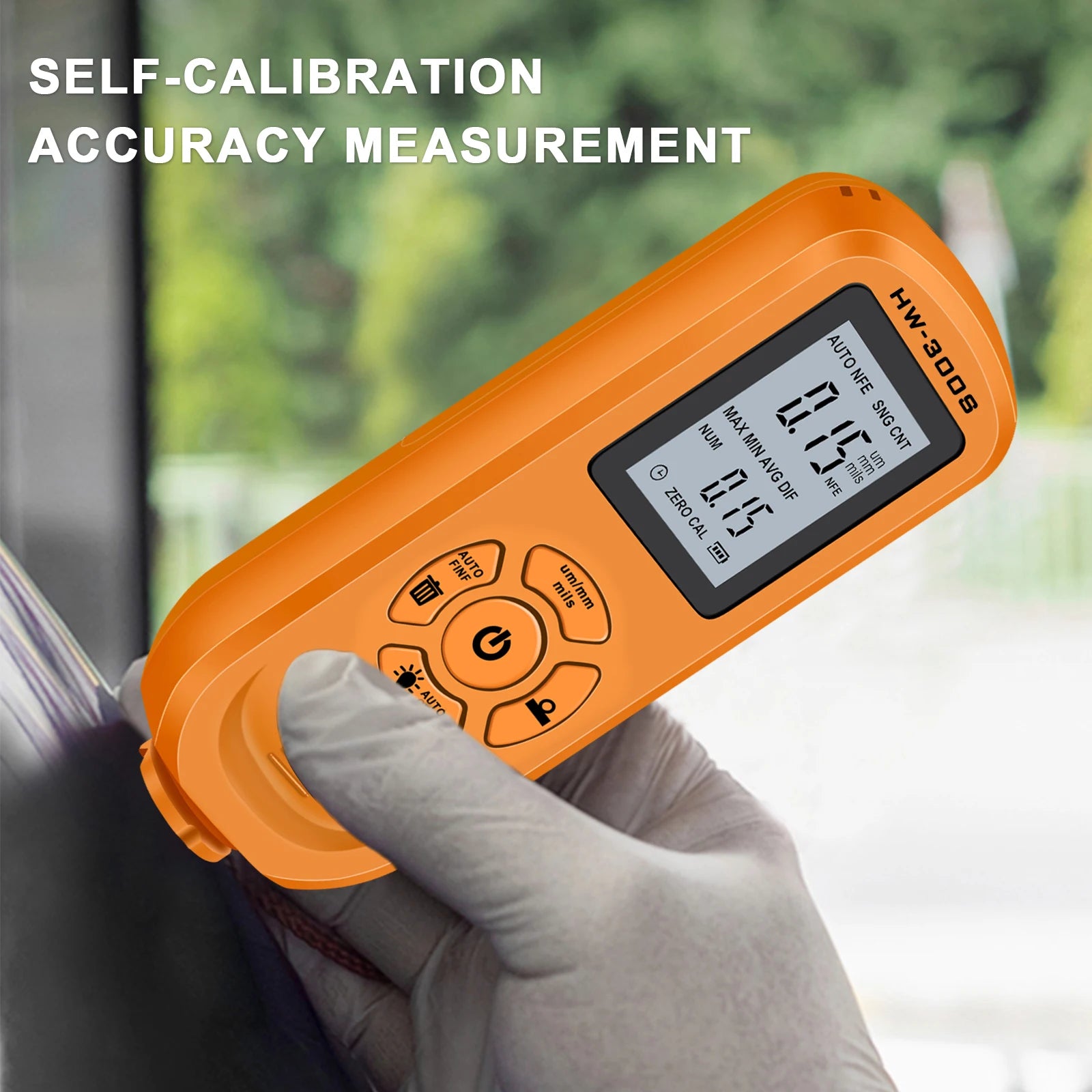 HW-300S Auto Digital Car Paint Thickness Gauge Coating Meter Tool Accessories 40% Off