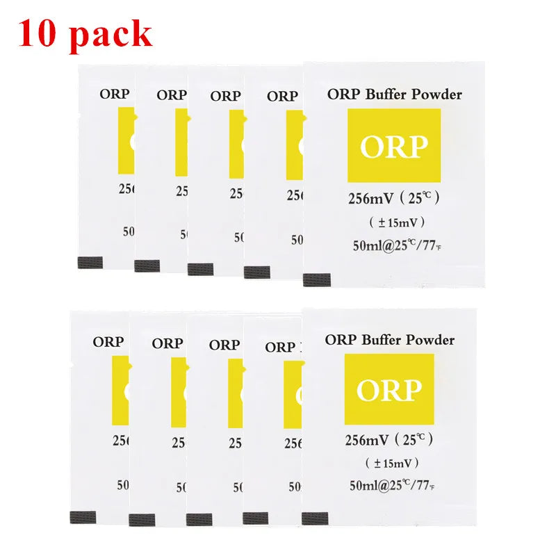 10pcs ORP Calibration Powder Buffer 256mV Tester Solution