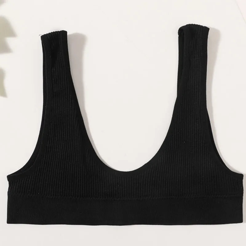 CowLost | product_id-women-s-wire-free-push-up-ribbed-u-neck-bralette-crop-top-m-xl |24