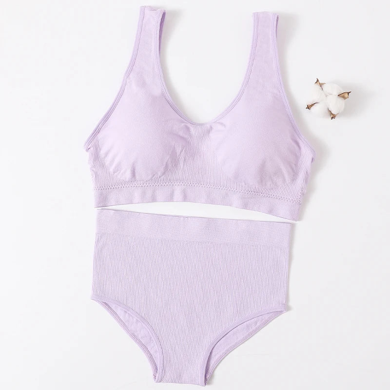 CowLost | product_id-seamless-push-up-bra-set-with-high-waist-panties-and-cropped-bralette-lingerie-for-women |18