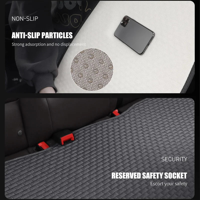 CowLost | car-seat-covers-full-set-flax-linen-car-cushion-protector-front-rear |19