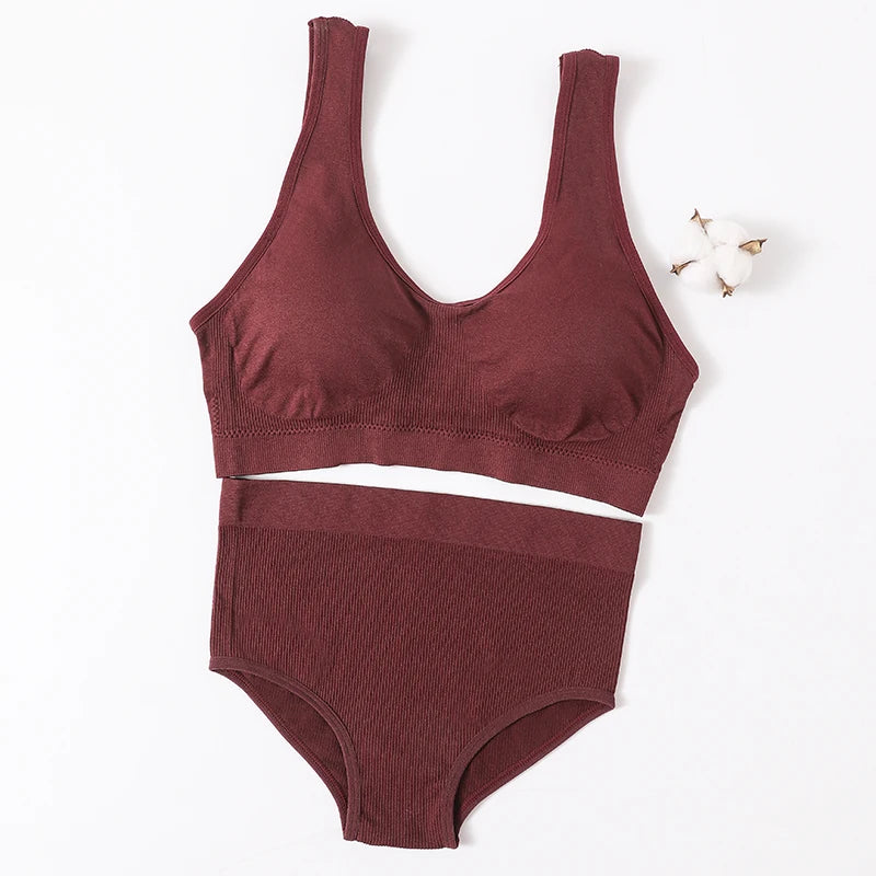 CowLost | product_id-seamless-push-up-bra-set-with-high-waist-panties-and-cropped-bralette-lingerie-for-women |16